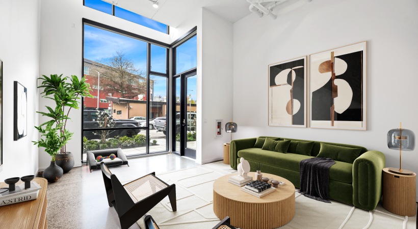 Spacious Loft Living Room