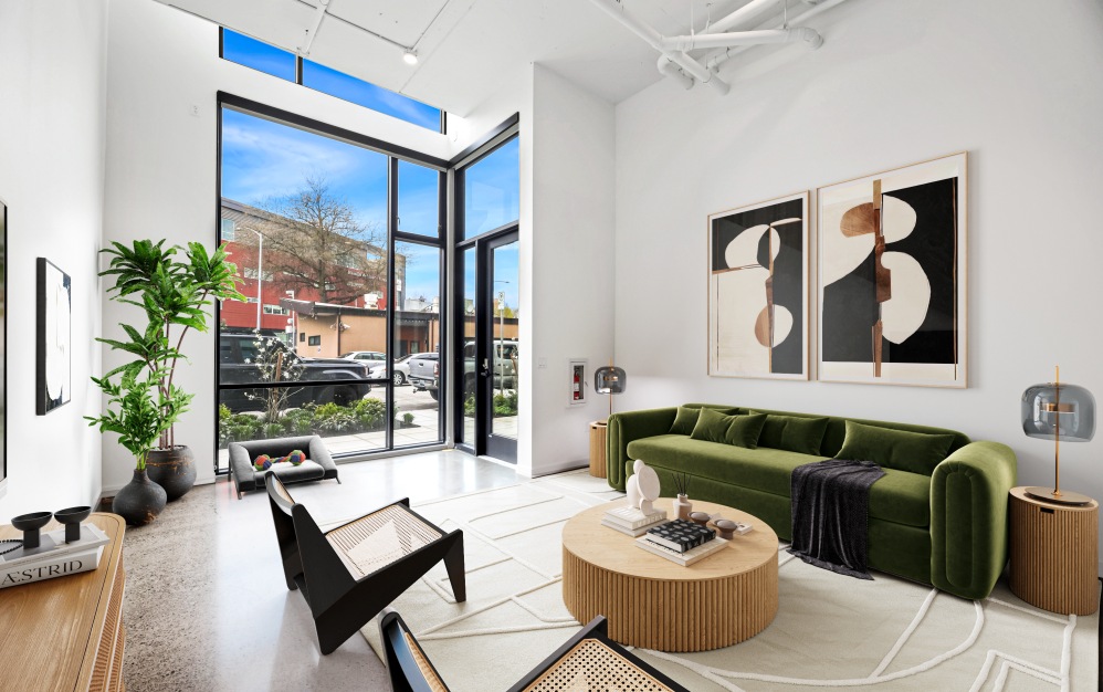 Loft - 1 bedroom floorplan layout with 1.5 bathroom and 903 square feet (Loft Living Area)
